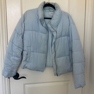 Baby Blue Puffer Jacket